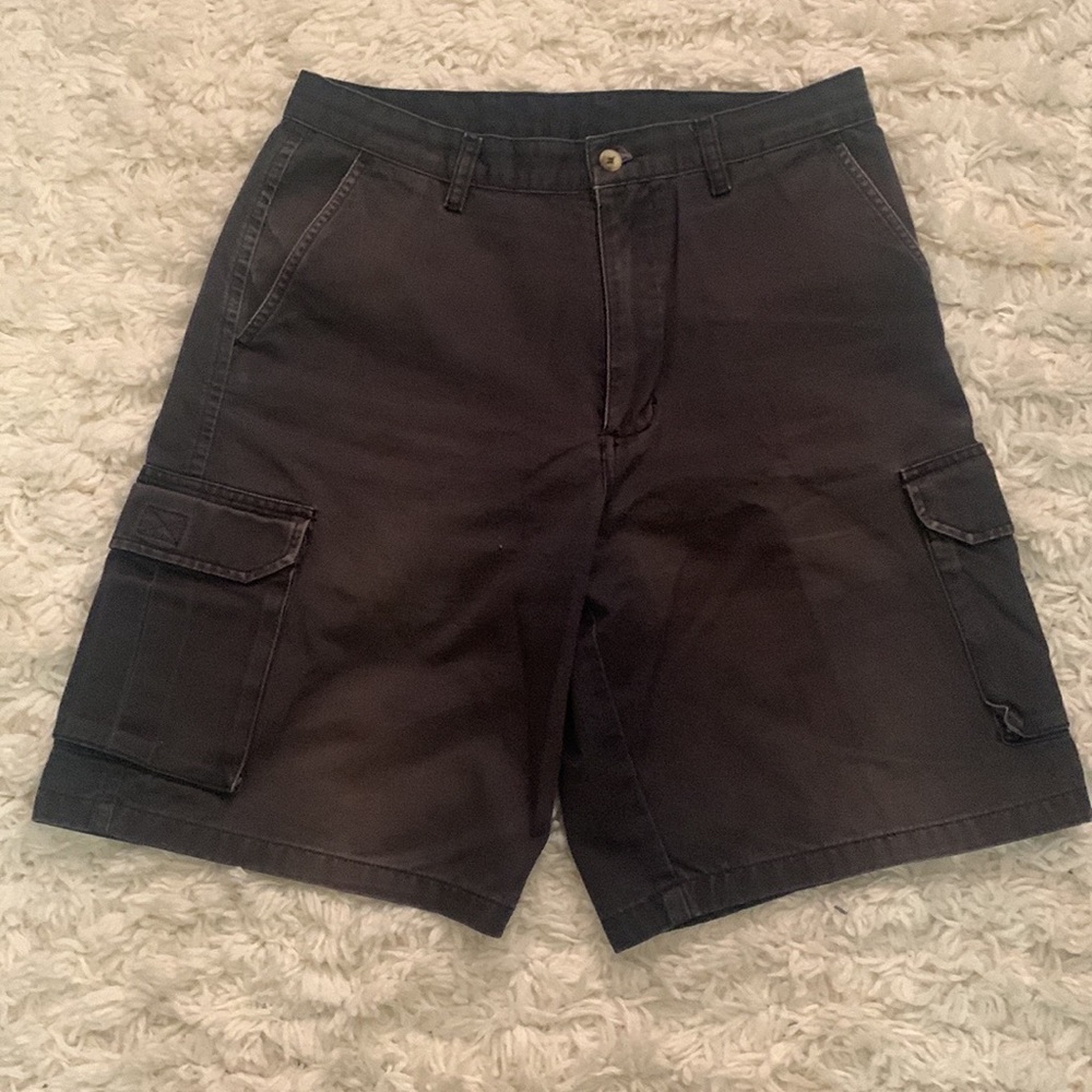Black Cargo Shorts